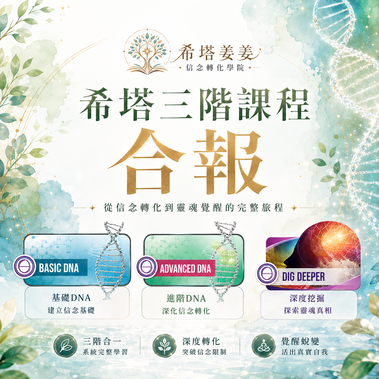 希塔療癒三階合報優惠|希塔姜姜|信念轉化學院